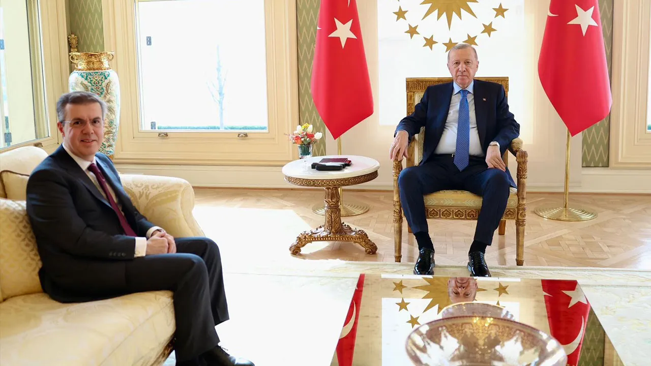 Cumhurbaşkanı Erdoğan, Ahmet Mücahid Ören'i kabul etti