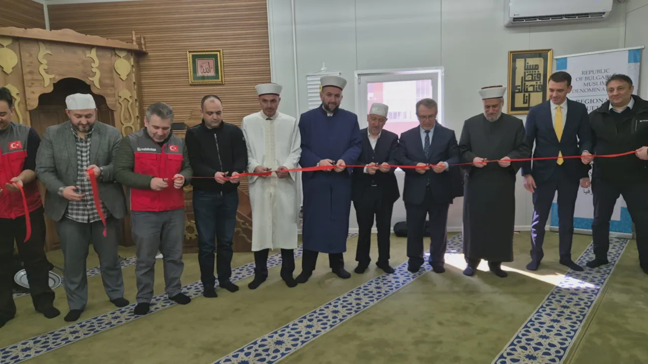 Sadakataşı Bulgaristan’da mescit açılışı gerçekleştirdi