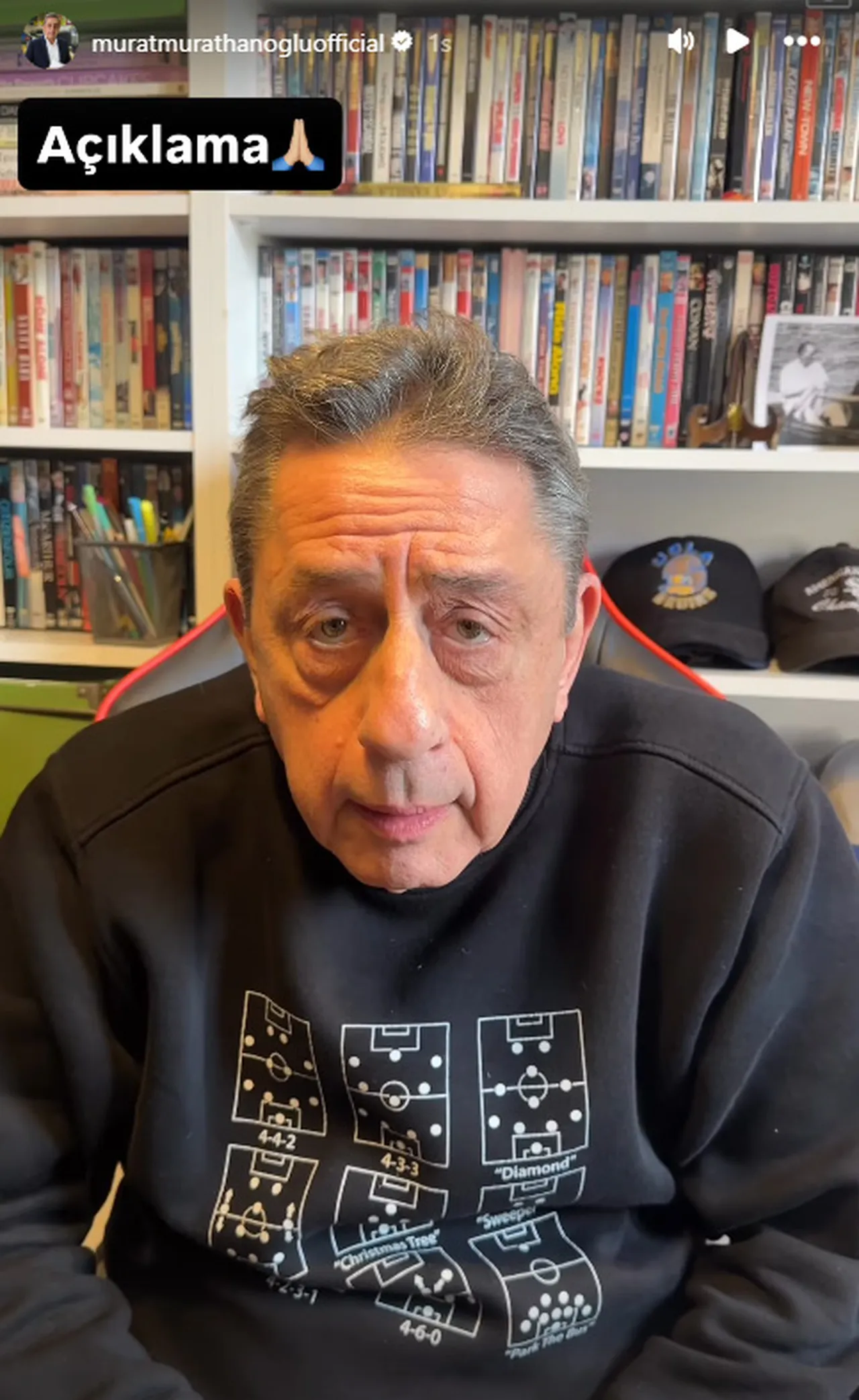 Murat Murathanoğlu'nun Instgaram paylaşımı