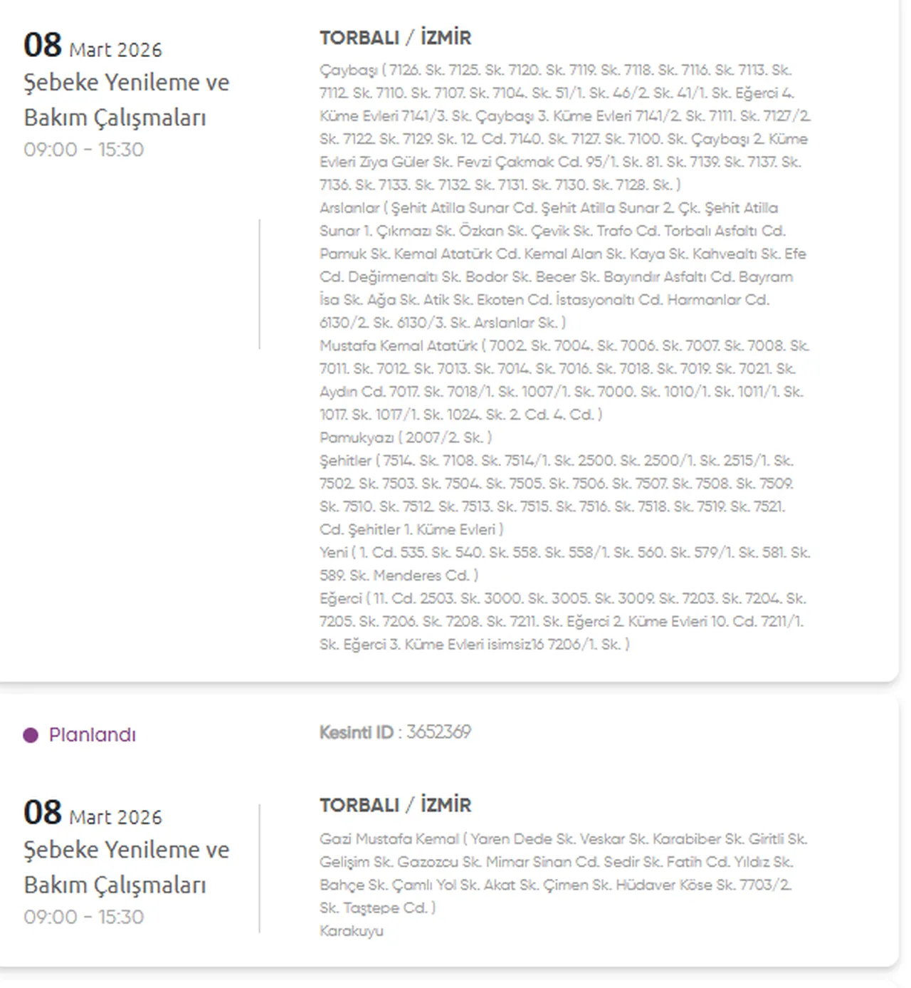 8 Mart İzmir GDZ elektrik kesintisi saatleri açıklandı! Hangi ilçelerde elektrikler kesilecek?
