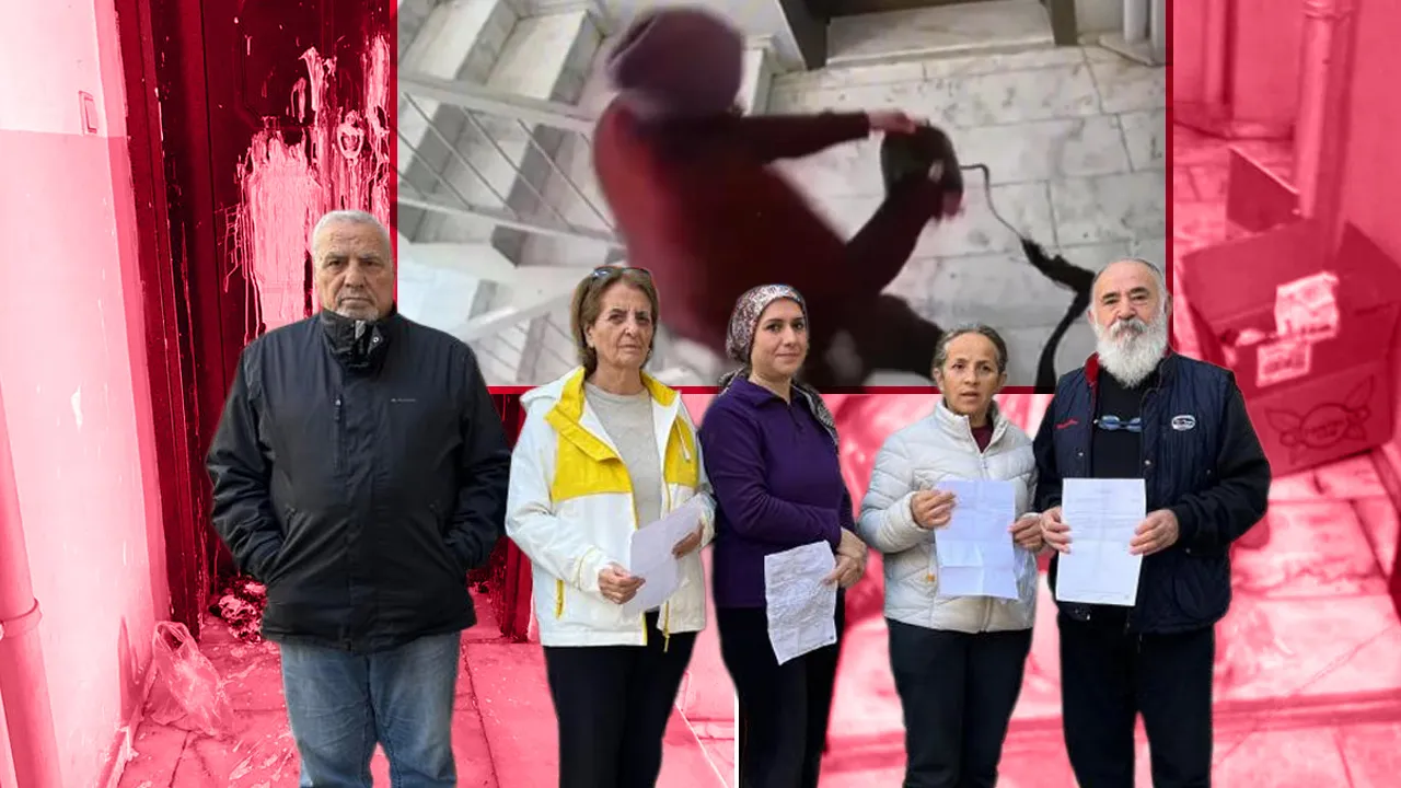 Apartmanda komşu terörü: Kapılara dışkı sürüyor, binadakilere biber gazı sıkıyor
