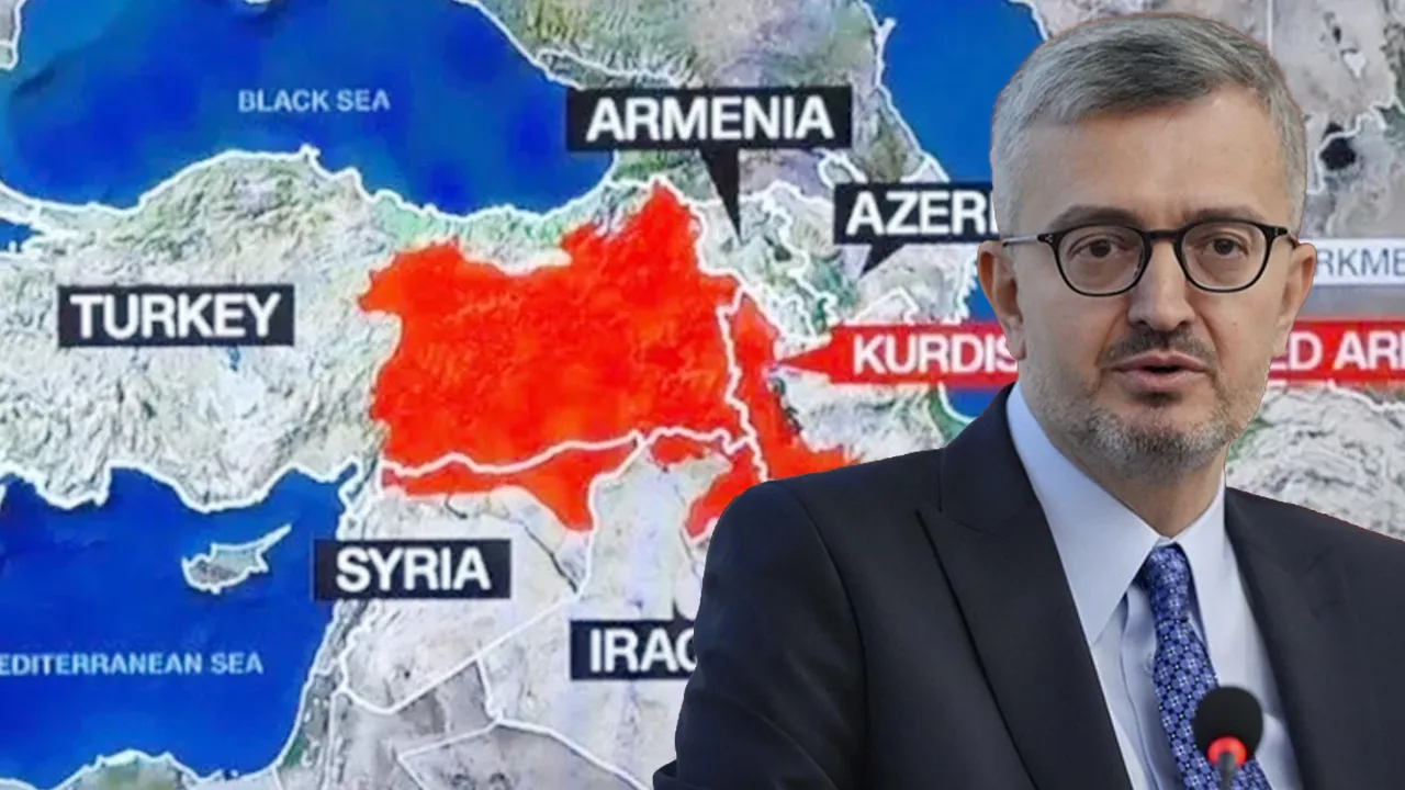 CNN'in skandal haritasına Türkiye'den sert tepki