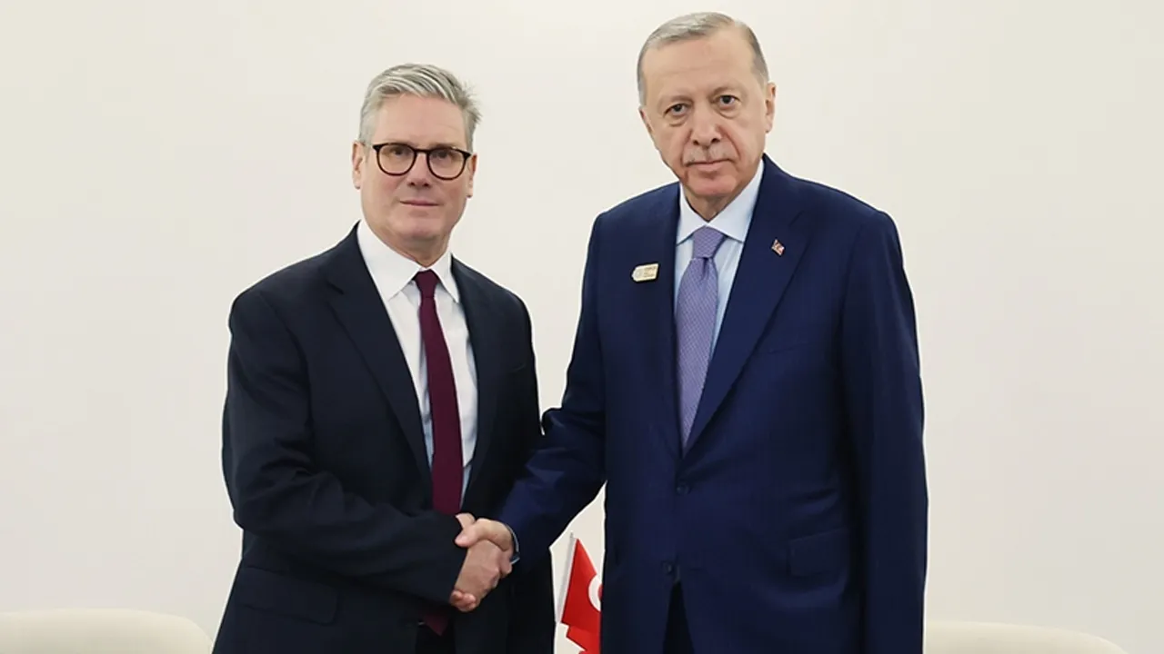 Cumhurbaşkanı Erdoğan, Starmer ile görüştü