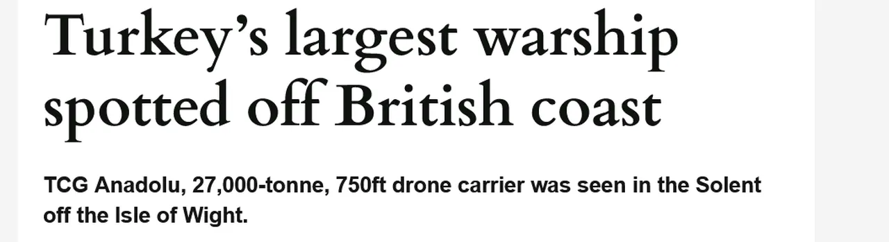 Southampton'da Türk İmzası! TCG Anadolu İngiliz basınında manşet oldu "İkinci kez bakmak zorundasınız!"