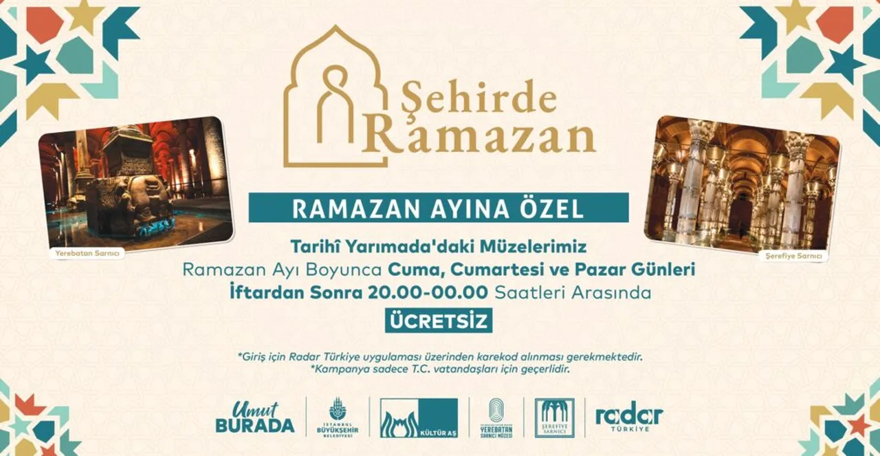 Yerebatan Sarnıcı Ramazanda ücretsiz mi? Ücretsiz olduğu günler ve saatler açıklandı