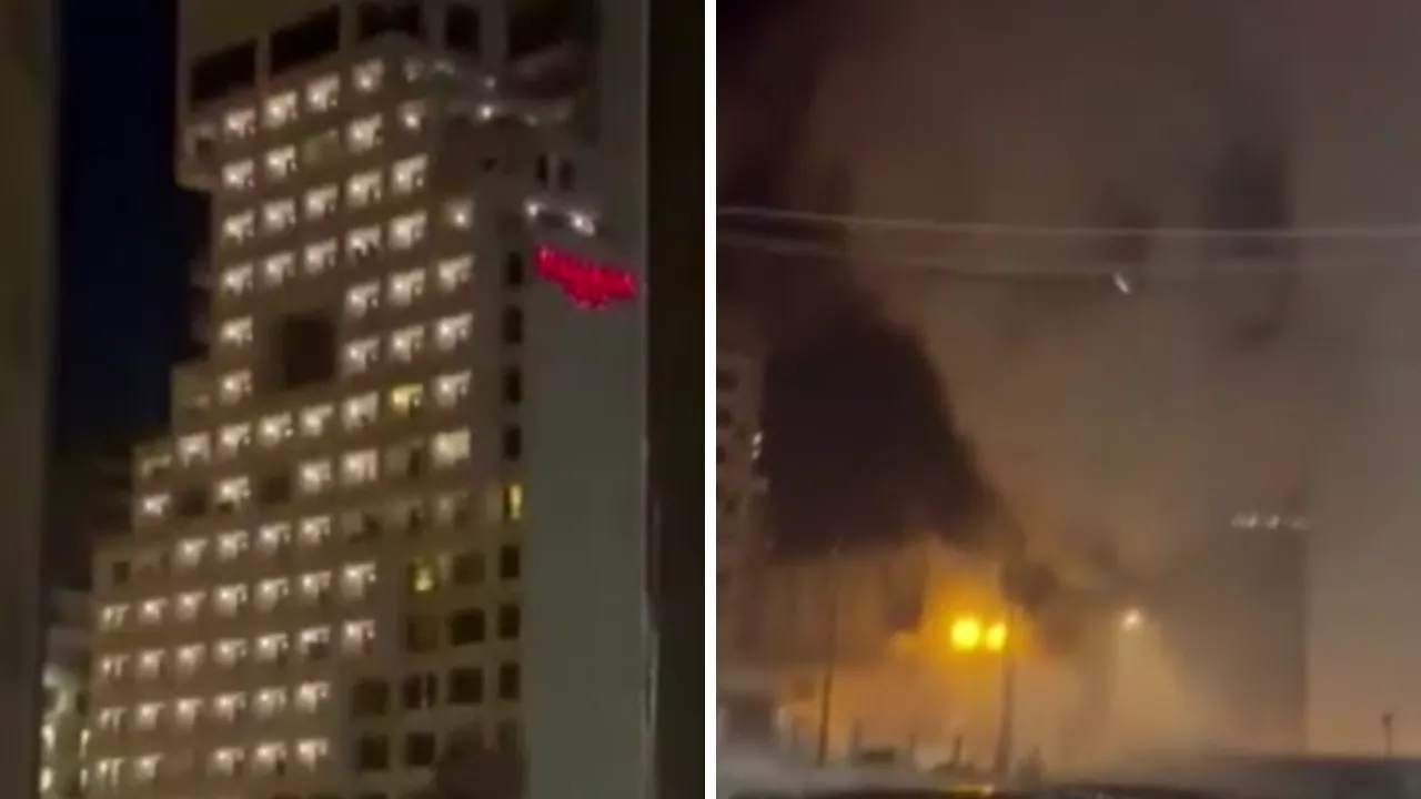 İsrail, Beyrut'ta bir otel binasını hedef aldı: Ölü ve yaralılar var