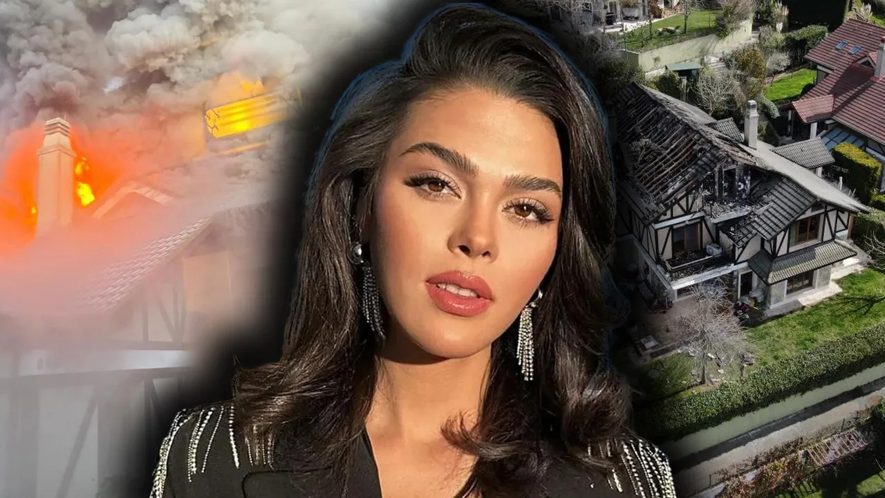 Oyuncu Aslıhan Karalar'ın evi yandı, ölümden döndü!