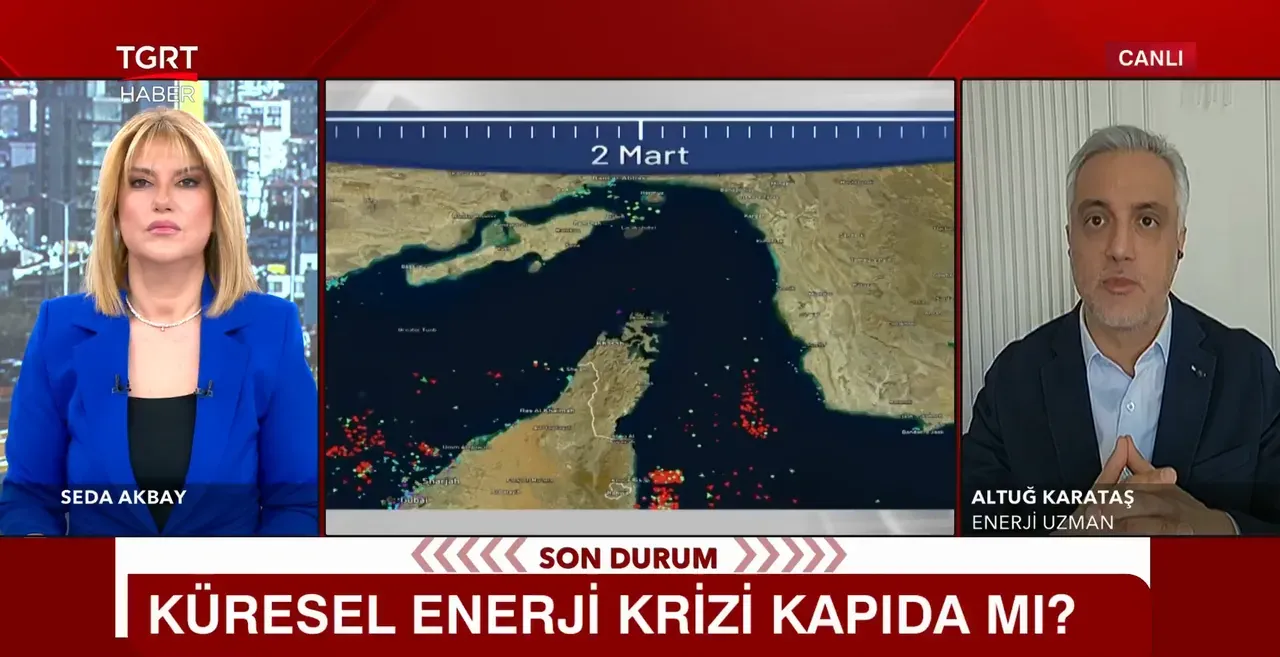 Enerji Uzmanı Altuğ Karataş, TGRT Haber'e konuk oldu.