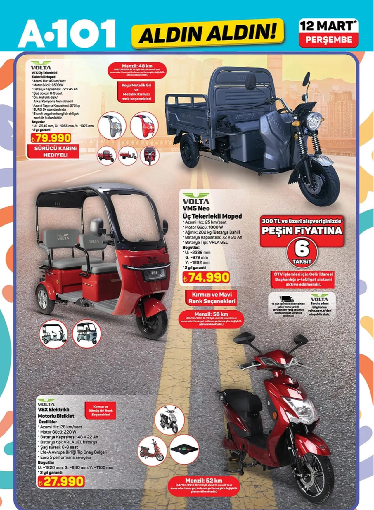 A101 12 Mart 2026 indirimli ürünler listesi: Mopedden ankastre sete, kamptan ev gereçlerine tüm katalog