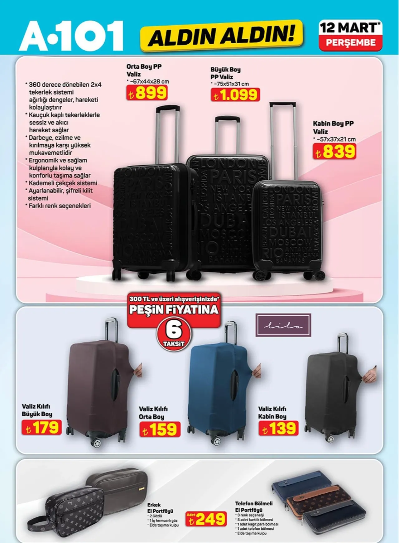 A101 12 Mart 2026 indirimli ürünler listesi: Mopedden ankastre sete, kamptan ev gereçlerine tüm katalog