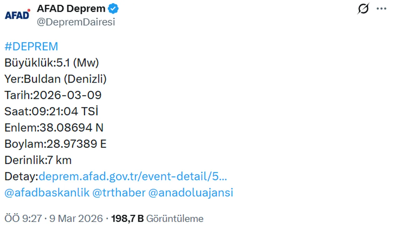 Denizlide okullar tatil mi? Deprem sonrası gündeme geldi