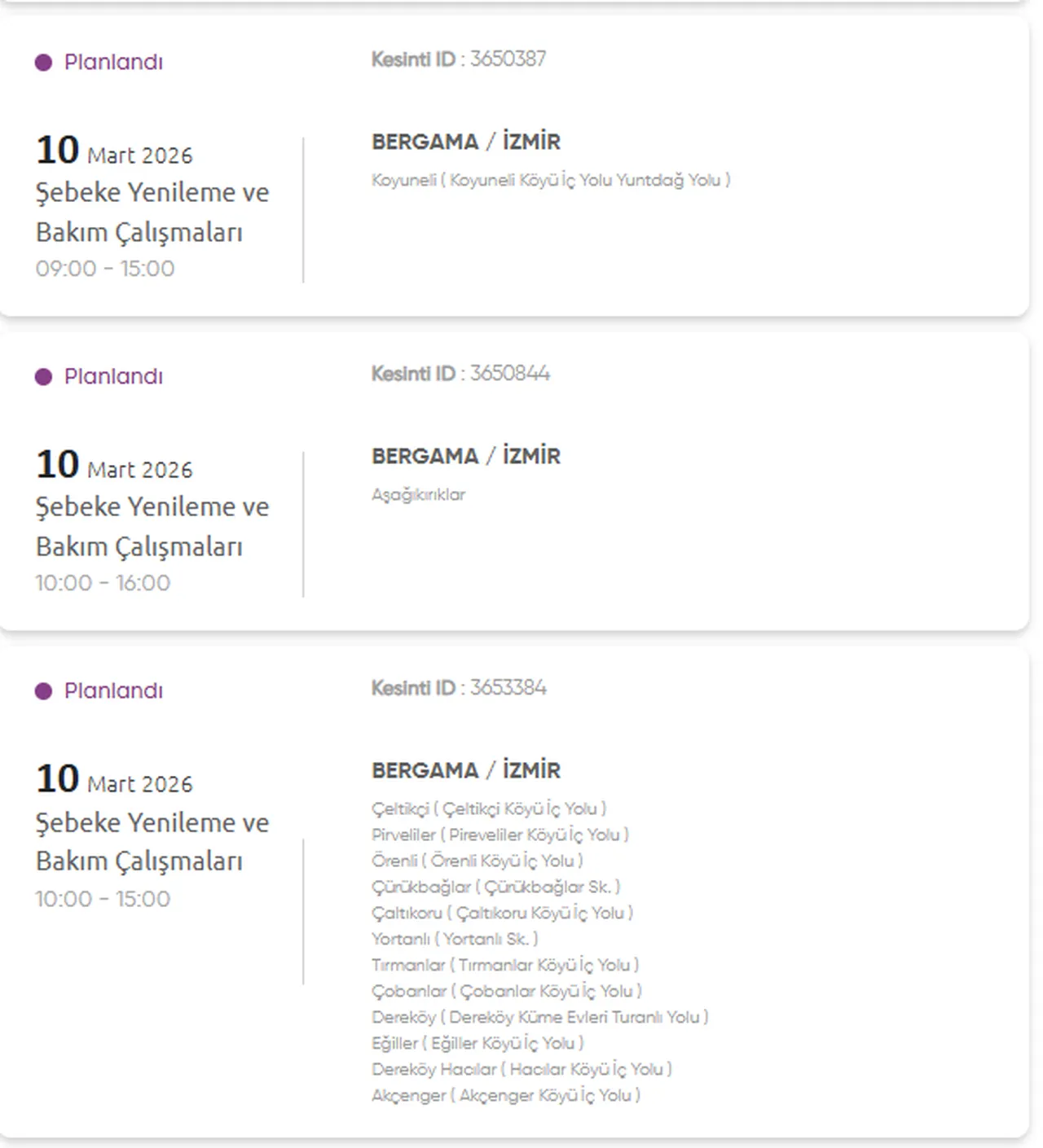 GDZ İzmir elektrik kesintisi listesi 9-10 Mart! İzmir'de elektrik kesintisi ne zaman bitecek?