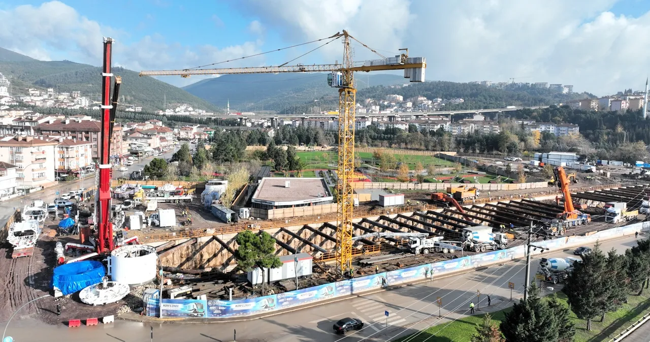 Körfezray Metro Projesi’nde 5’inci makine sahada! 2028de tamamlanacak