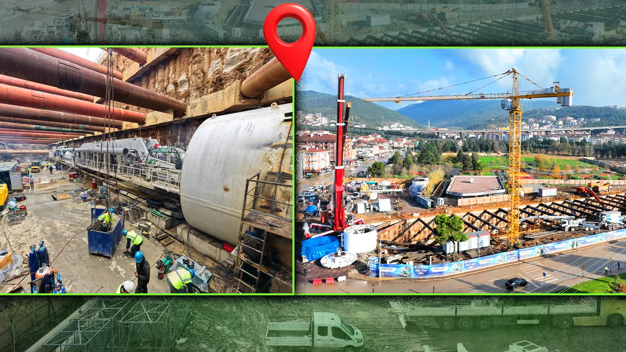 Körfezray Metro Projesi’nde 5’inci makine sahada! 2028'de tamamlanacak