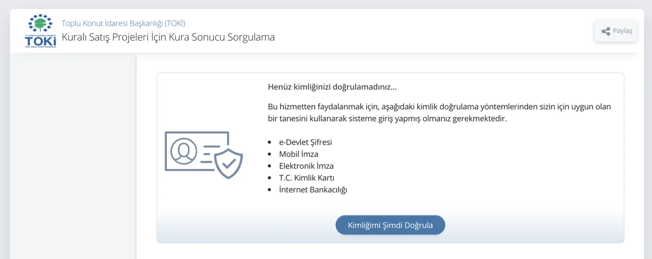 Muğla TOKİ kura sonuçları! TOKİ Muğla kura çekimi asil/yedek isim listesi sorgulama ekranı