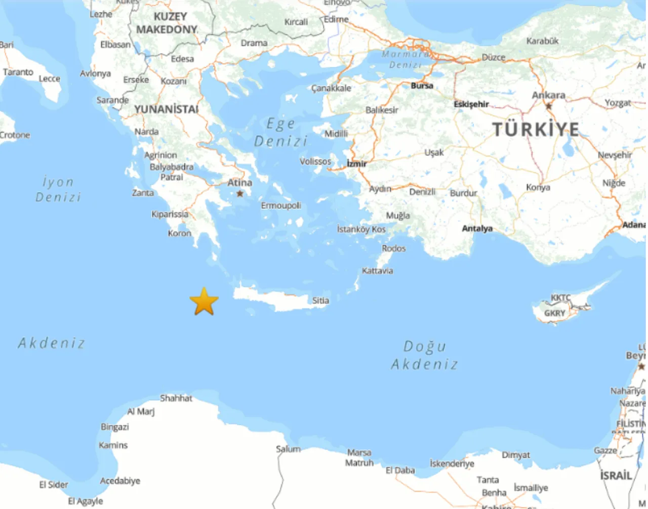 Akdeniz'de korkutan deprem! Bölge 4.7 ile sallandı