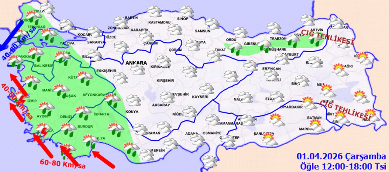 AKOM saat verdi! İstanbul’da bir günde iki mevsim, öğlen 19 derece, akşam sağanak yağış var