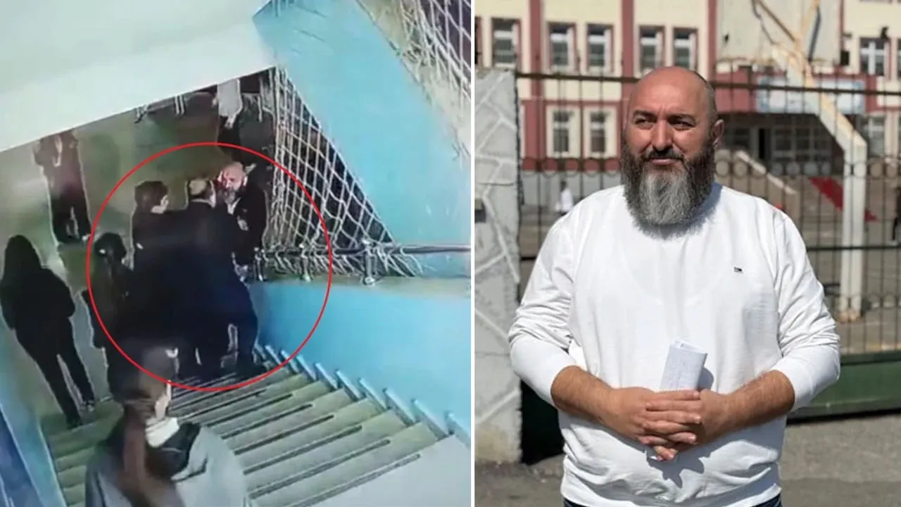 Ankara'da veli dehşeti! Nöbetçi öğretmen okul koridorunda tekme tokat dayak yedi