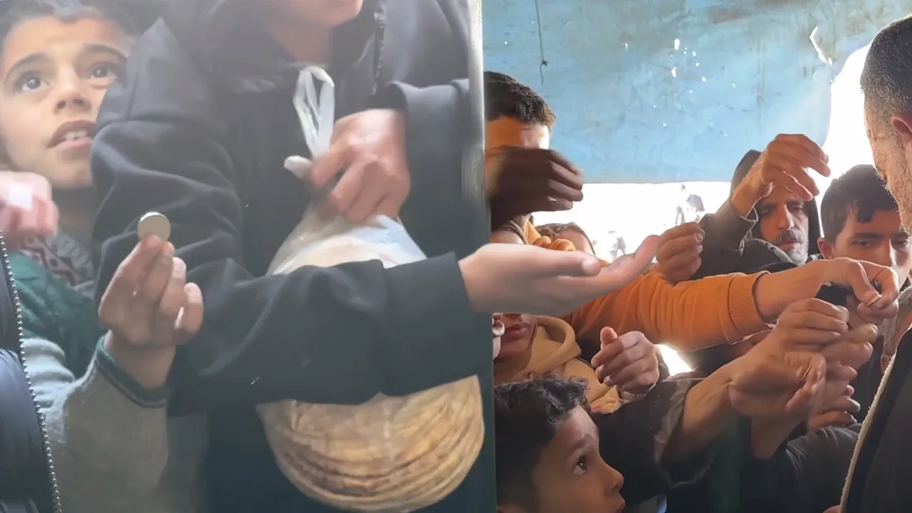 Cebinde 3 şekel bozukluğu olmayan aç kalıyor... Gazze'de 'bozuk para' barikatı