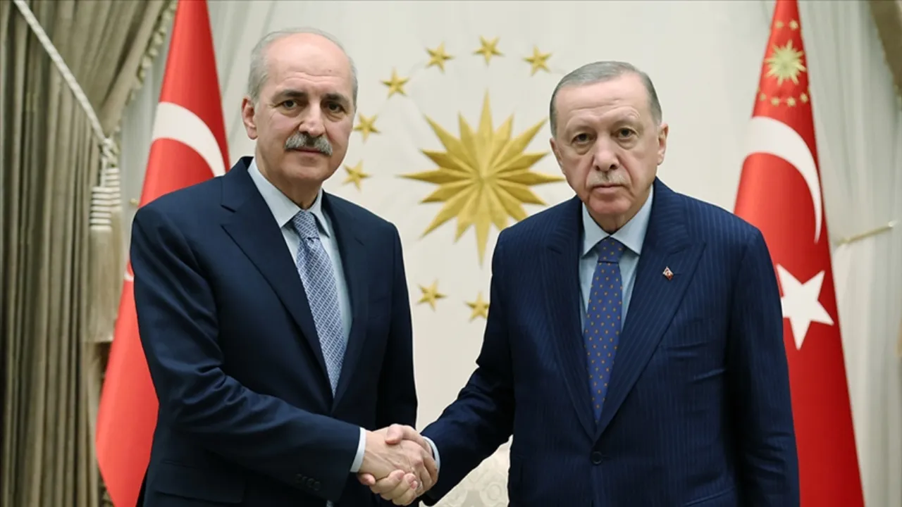 Cumhurbaşkanı Erdoğan, Meclis Başkanı Kurtulmuş ile görüşüyor