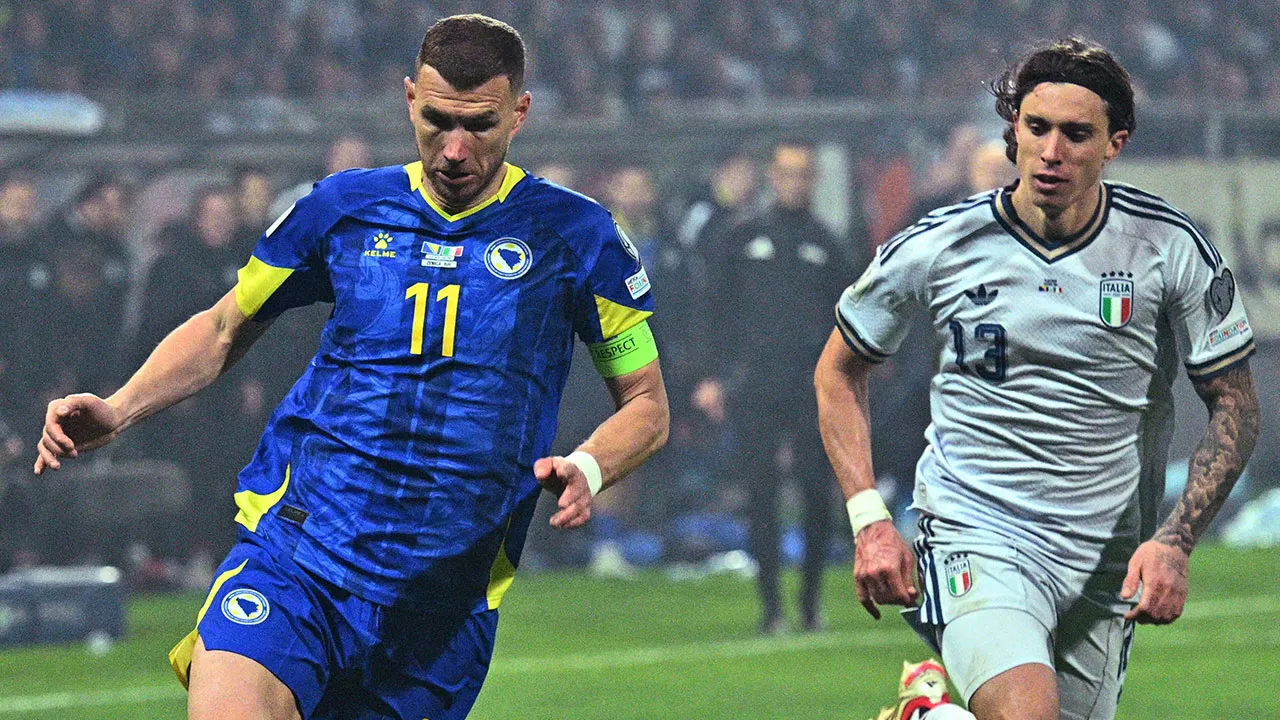 Dzekolu Bosna Hersek, İtalya'nın Dünya Kupası hayallerini yıktı
