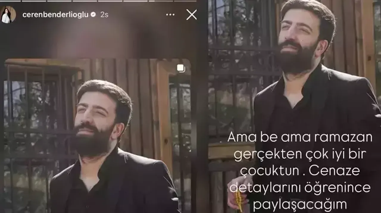 Eşref Rüya dizisi oyuncusu Ramazan Tetik hayatını kaybetti: Ceren Benderlioğlu'ndan acı paylaşım