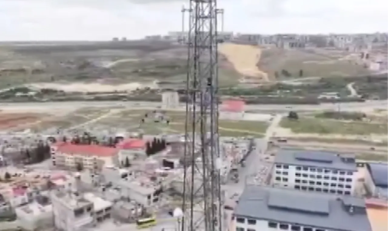 Gaziantep'te intihar girişimi! Polisin dronu sesli komutla hayat kurtardı