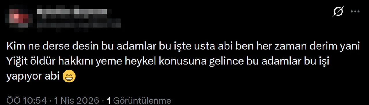 Heykel sırası Özgür Özele geldi!  En iyi bildikleri işi yapıyorlar
