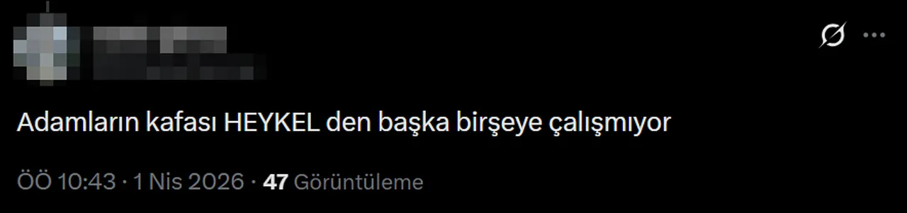 Heykel sırası Özgür Özele geldi!  En iyi bildikleri işi yapıyorlar