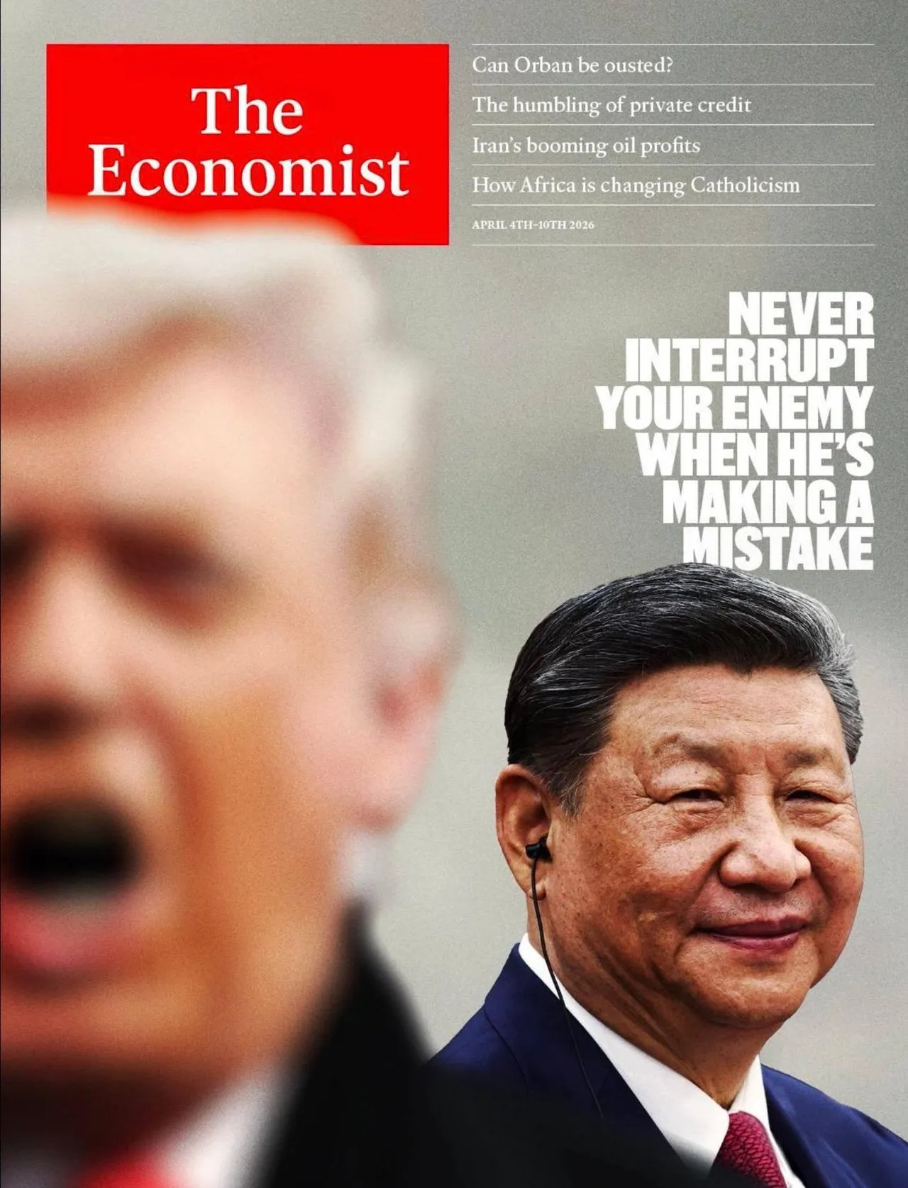 The Economist kapağı şifrelerle dolu! Trump'a "Napolyon" taktiğiyle Çin uyarısı yapıldı