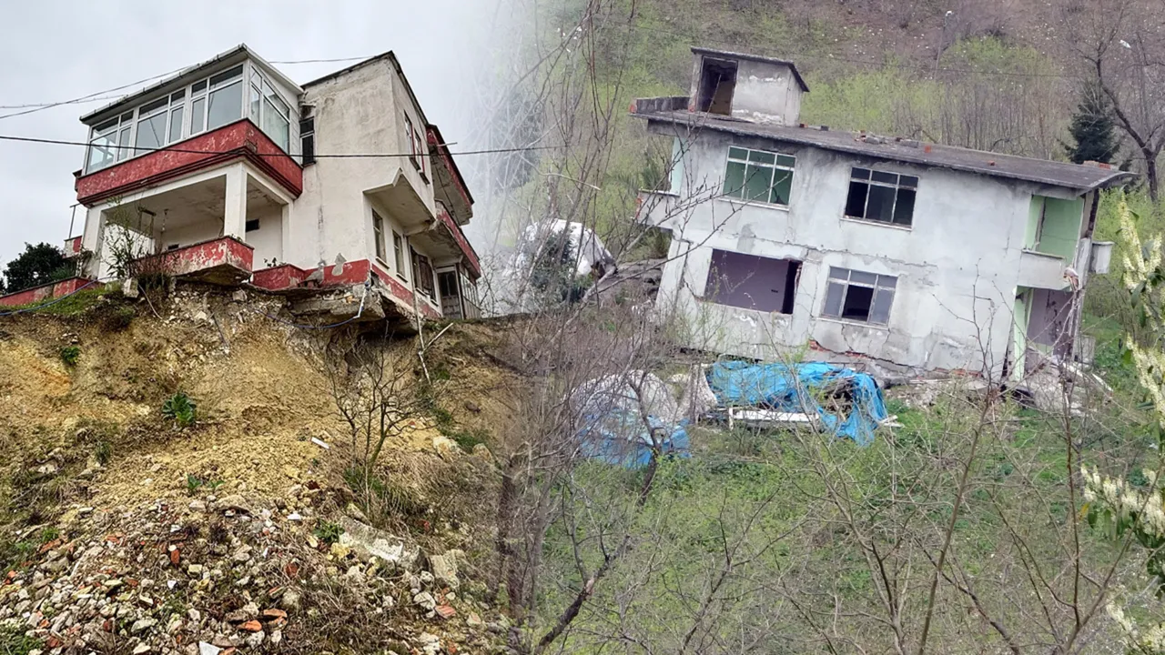 Bu mahallede evler kayıyor! Halk tedirgindi, devlet devreye girdi