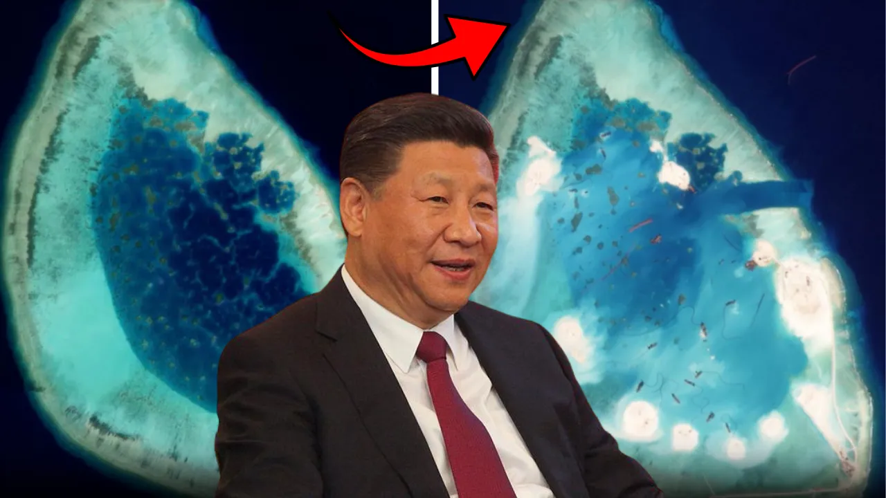 Çin’den dev savunma hamlesi! Tartışmalı sularda 'askeri ada' için yoğun mesai: Uydu görüntüleri yakaladı