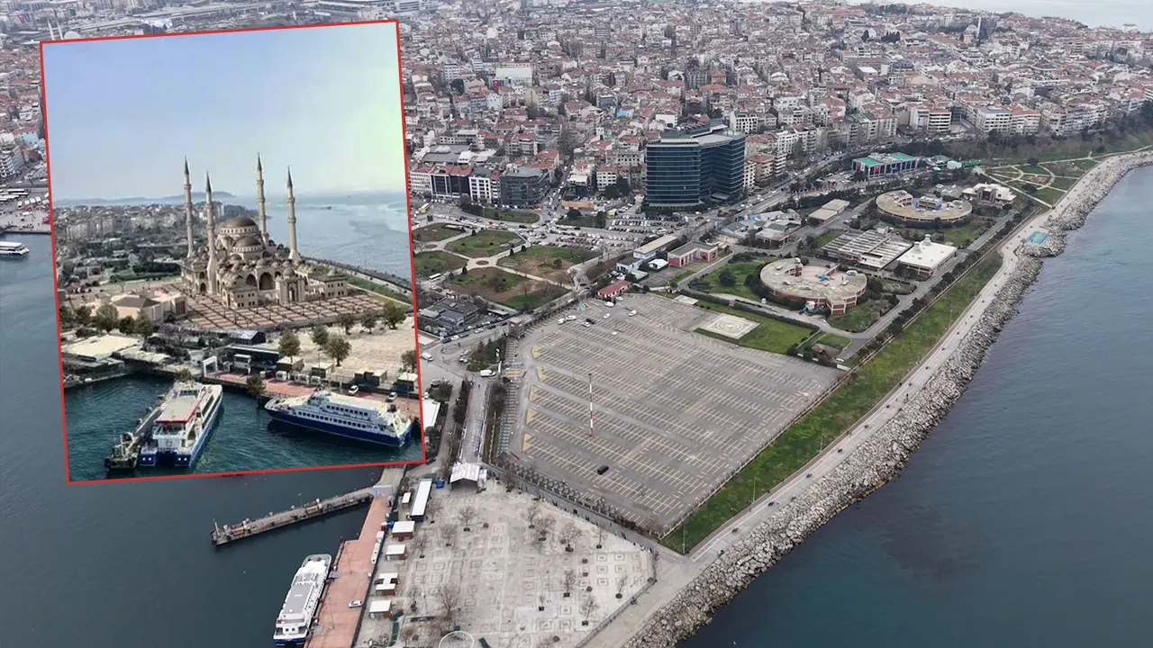 Kadıköy sahil camisinin fotoğrafları ortaya çıktı! Otopark sorunu çözülecek