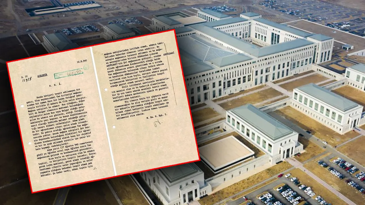 MİT 86 yıllık belgeyi yayımladı! Ankara'da bir 'gölge' gibi izlenmiş!  