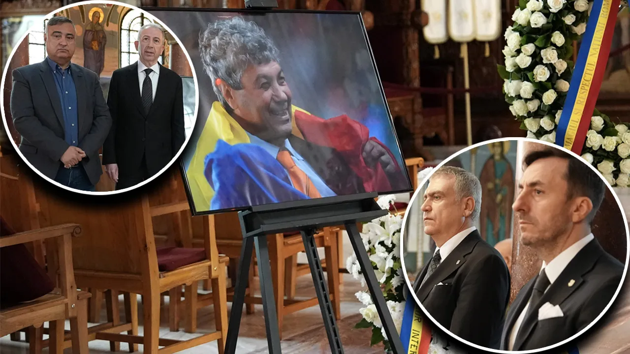 Romanya'da Mircea Lucescu'ya veda: Beşiktaş ve Galatasaray cenaze töreninde