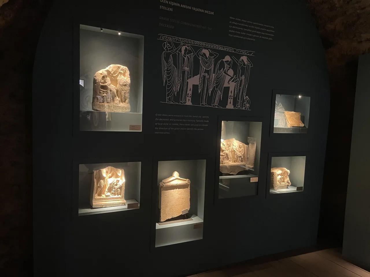 Antalya’daki Side Arif Müfid Mansel Arkeoloji Müzesi’nden bir görünüm, 8 Nisan 2026. (Fotoğraf: Koray Erdoğan)