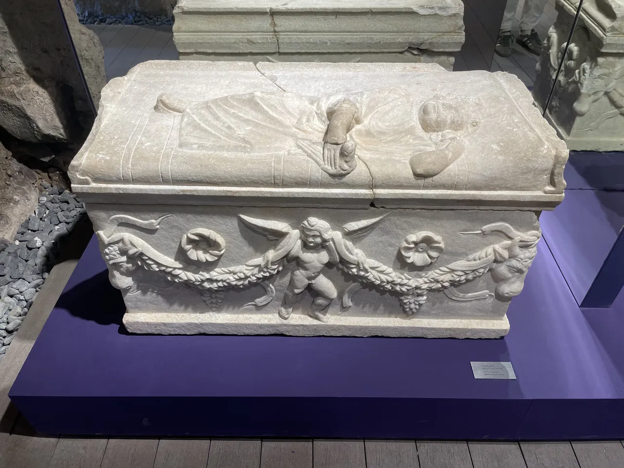 Antalya’daki Side Arif Müfid Mansel Arkeoloji Müzesi’nden bir görünüm, 8 Nisan 2026. (Fotoğraf: Koray Erdoğan)