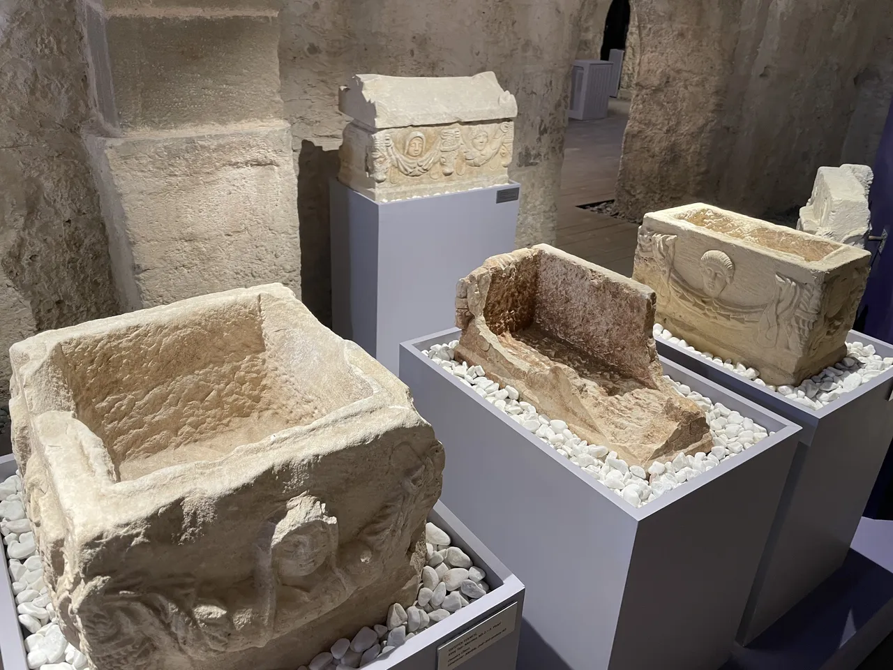Antalya’daki Side Arif Müfid Mansel Arkeoloji Müzesi’nden bir görünüm, 8 Nisan 2026. (Fotoğraf: Koray Erdoğan)