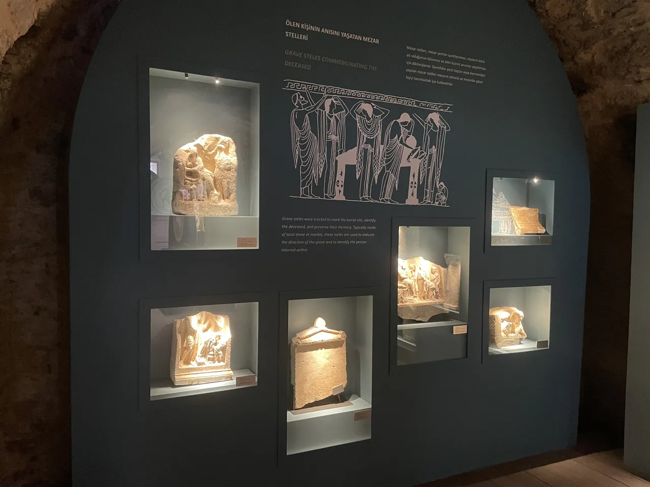 Antalya’daki Side Arif Müfid Mansel Arkeoloji Müzesi’nden bir görünüm, 8 Nisan 2026. (Fotoğraf: Koray Erdoğan)