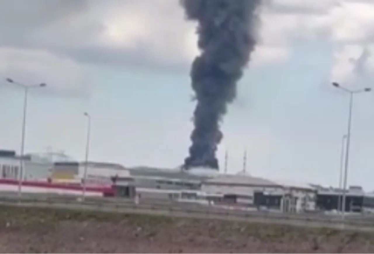 Ankara Yenimahalle'de fabrika yangını