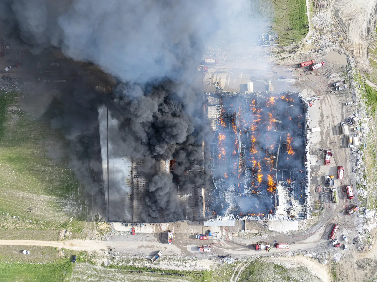 Ankara Yenimahallede fabrika yangını