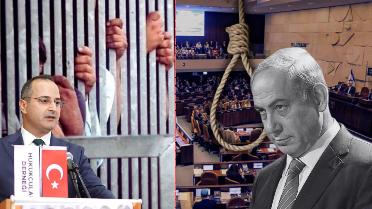 İsrail’in Filistinli esirlere idam planı: Hukukçular Derneği Başkanı Melih Gülseren tüm detayları anlattı