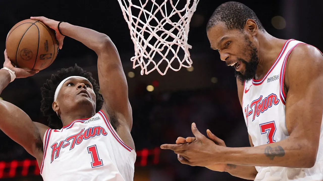 Kevin Durant ve Amen Thompson'dan rekor: Houston Rockets'ta 8 maçlık seri bitti