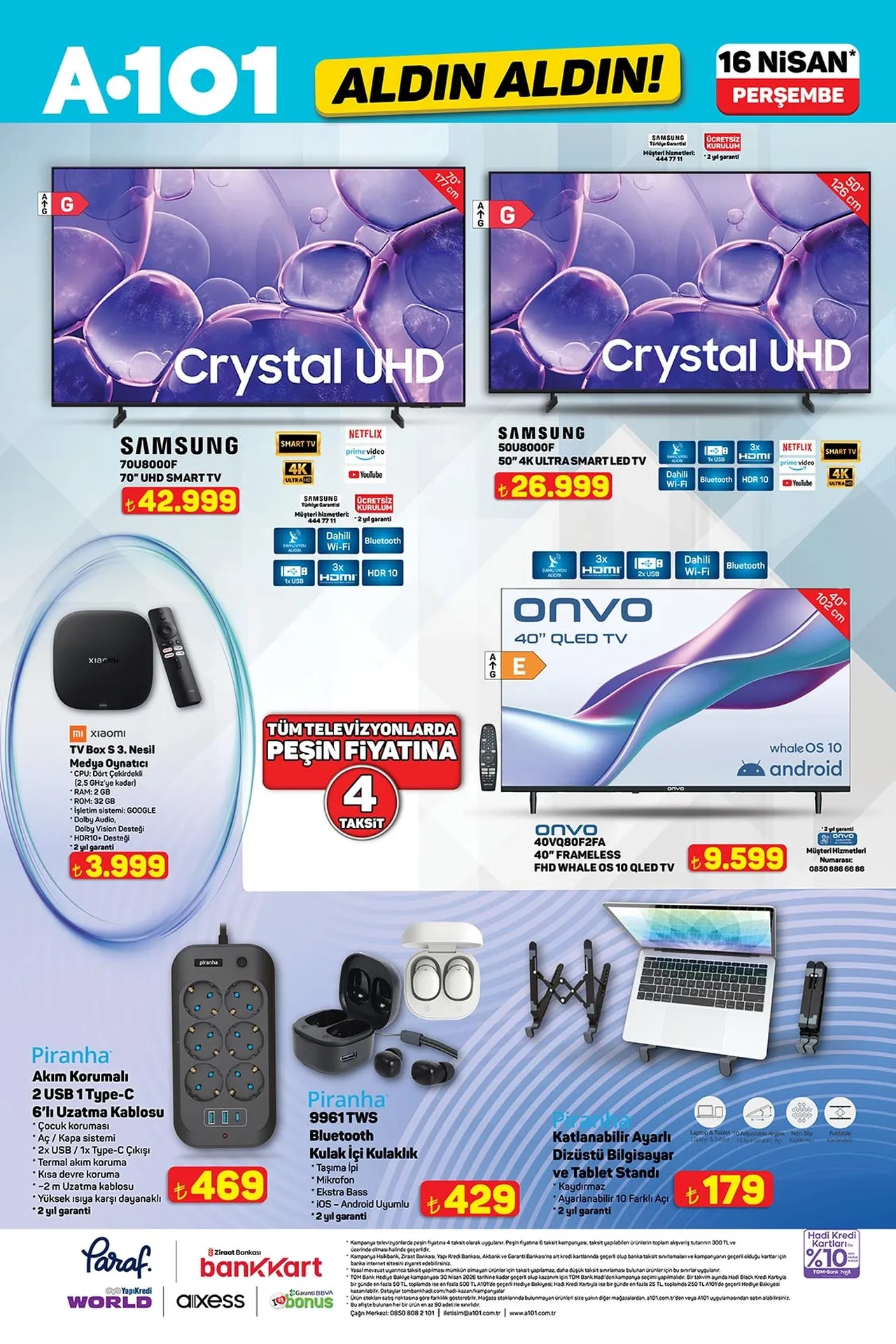 A101de indirim günleri! Bu hafta aktüel ürünler kataloğunda neler var?