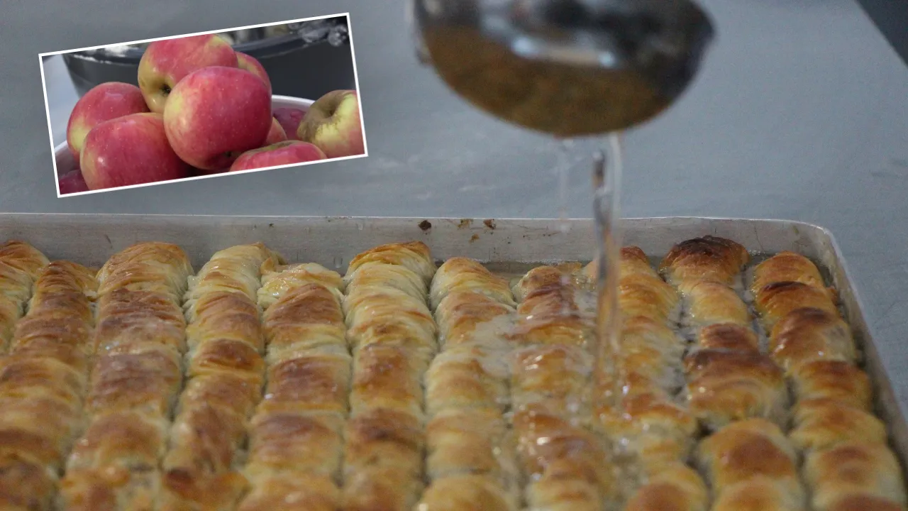Gaziantepli ustaları kızdıracak lezzet: Elmalı baklava