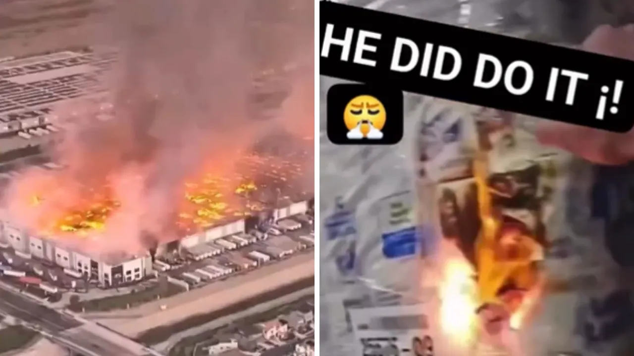 Maaşını beğenmeyen işçi bunu da yaptı! 50 milyon kişi yararlanıyordu: Dev depo alev topuna döndü