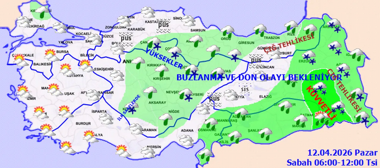 Meteoroloji’den ‘soğuk’ harita! 15 ilde sağanak yolda