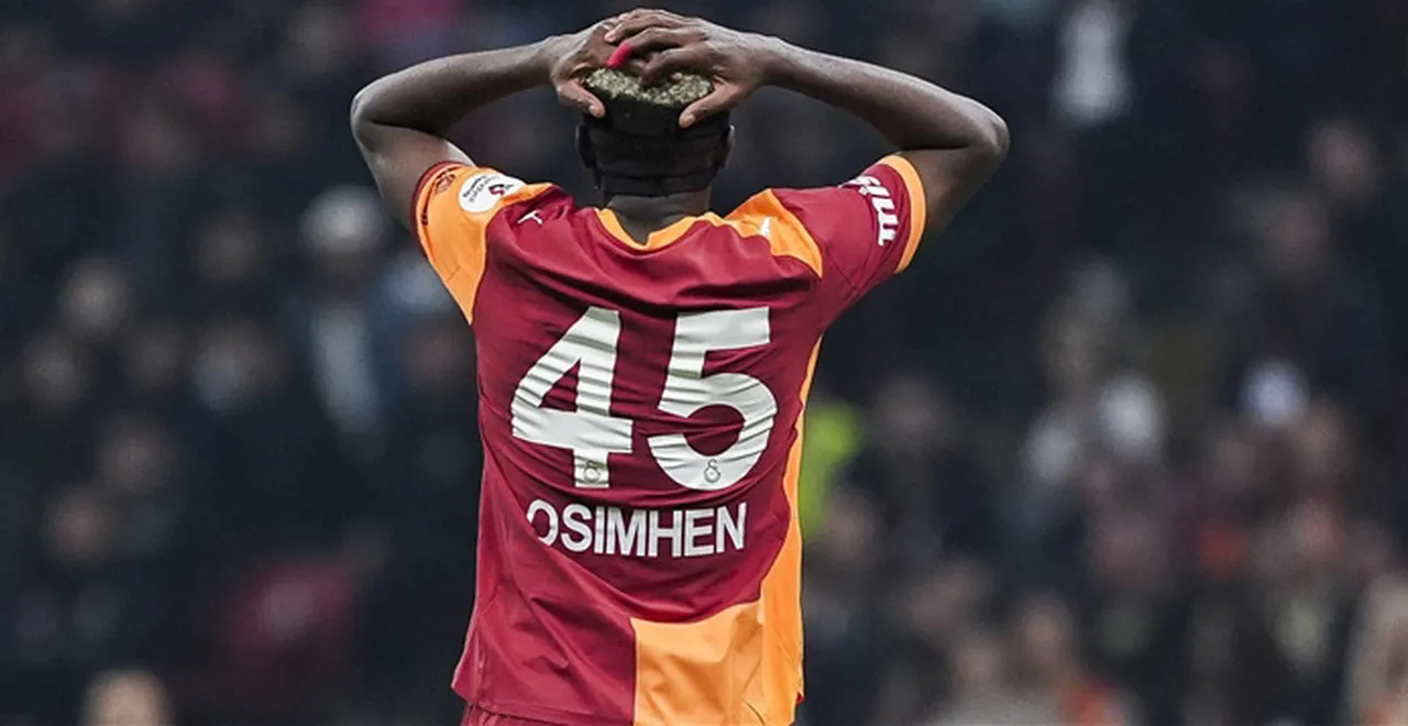 Galatasaray, Osimhen'siz 5 maçta hüsran yaşadı.