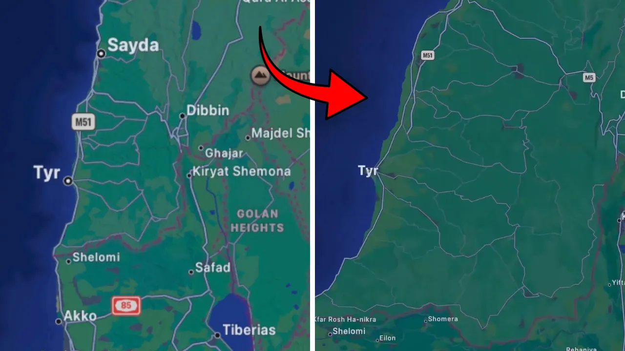 ABD'li teknoloji devi Apple'dan skandal hareket! Harita uygulamasından Lübnan'daki köyleri sildi