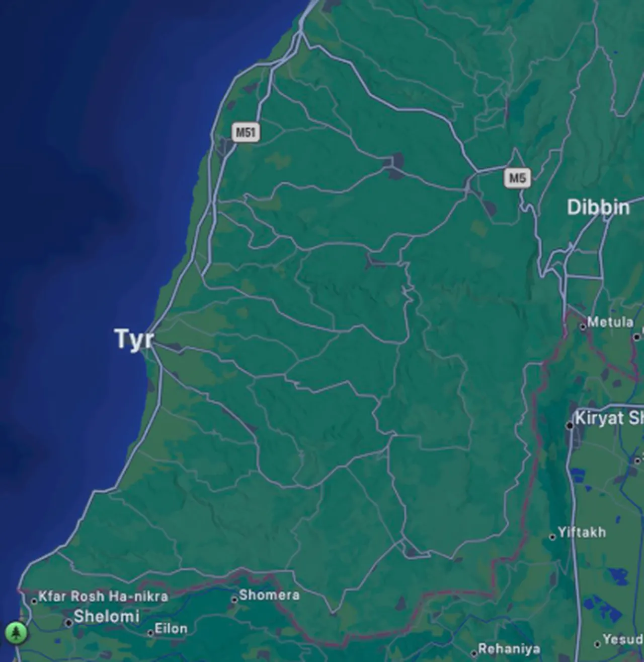 ABDli teknoloji devi Appledan skandal hareket! Harita uygulamasından Lübnandaki köyleri sildi